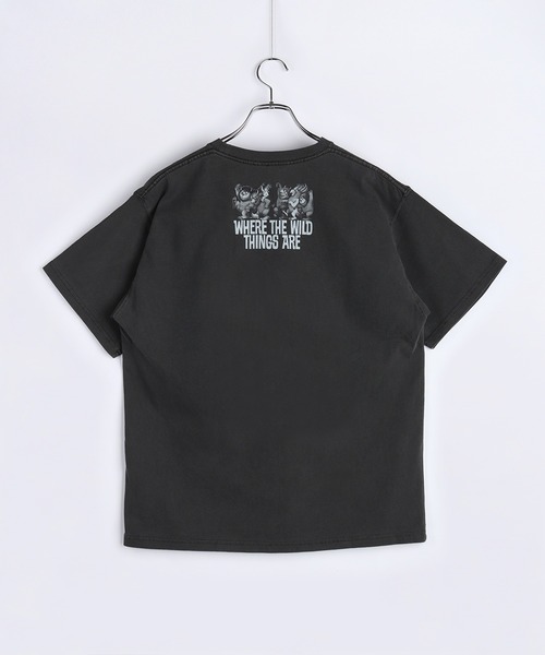WESTSEA(ウエストシー)の「かいじゅうたちのいるところ / WHERE THE WILD THINGS ARE プリント半袖Tシャツ / グラフィックT(Tシャツ/カットソー・メンズ・ブラック/ホワイト/ブラック系その他/ホワイト系その他・M/L)」の10枚目の写真