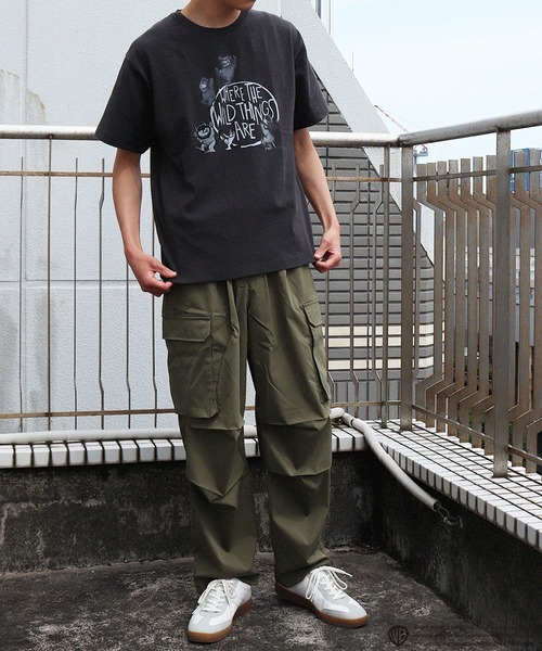 WESTSEA(ウエストシー)の「かいじゅうたちのいるところ / WHERE THE WILD THINGS ARE プリント半袖Tシャツ / グラフィックT(Tシャツ/カットソー・メンズ・ブラック/ホワイト/ブラック系その他/ホワイト系その他・M/L)」の15枚目の写真