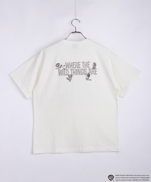 WESTSEA(ウエストシー)の「かいじゅうたちのいるところ / WHERE THE WILD THINGS ARE プリント半袖Tシャツ / グラフィックT(Tシャツ/カットソー・メンズ・ブラック/ホワイト/ブラック系その他/ホワイト系その他・M/L)」の17枚目の写真