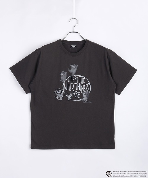 WESTSEA(ウエストシー)の「かいじゅうたちのいるところ / WHERE THE WILD THINGS ARE プリント半袖Tシャツ / グラフィックT(Tシャツ/カットソー・メンズ・ブラック/ホワイト/ブラック系その他/ホワイト系その他・M/L)」の20枚目の写真