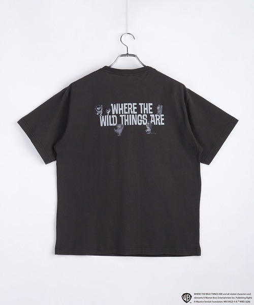 WESTSEA(ウエストシー)の「かいじゅうたちのいるところ / WHERE THE WILD THINGS ARE プリント半袖Tシャツ / グラフィックT(Tシャツ/カットソー・メンズ・ブラック/ホワイト/ブラック系その他/ホワイト系その他・M/L)」の21枚目の写真