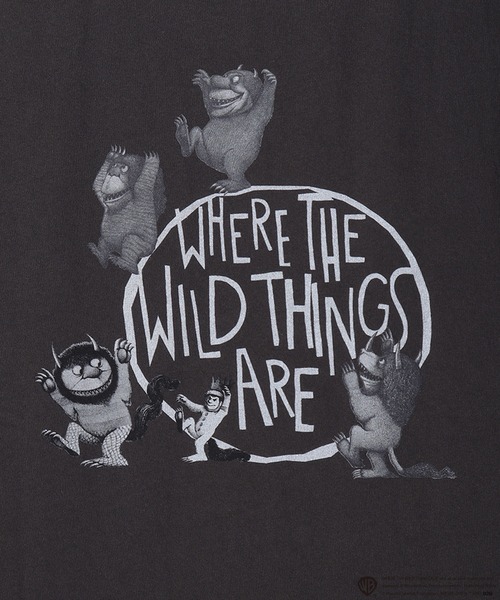 WESTSEA(ウエストシー)の「かいじゅうたちのいるところ / WHERE THE WILD THINGS ARE プリント半袖Tシャツ / グラフィックT(Tシャツ/カットソー・メンズ・ブラック/ホワイト/ブラック系その他/ホワイト系その他・M/L)」の22枚目の写真