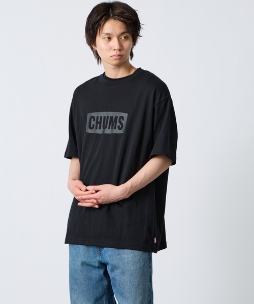 CHUMS（チャムス）の「【WEB限定】[CHUMS/チャムス] チャムスロゴ コットンドライ プリントTシャツ（Tシャツ/カットソー・レディース・ブラック/ホワイト/ネイビー・XL/L/M）」の9枚目の写真