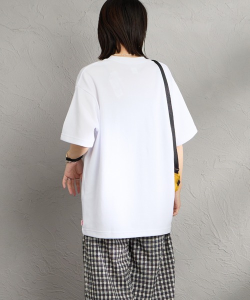 CHUMS（チャムス）の「【WEB限定】[CHUMS/チャムス] チャムスロゴ コットンドライ プリントTシャツ（Tシャツ/カットソー・レディース・ブラック/ホワイト/ネイビー・XL/L/M）」の18枚目の写真