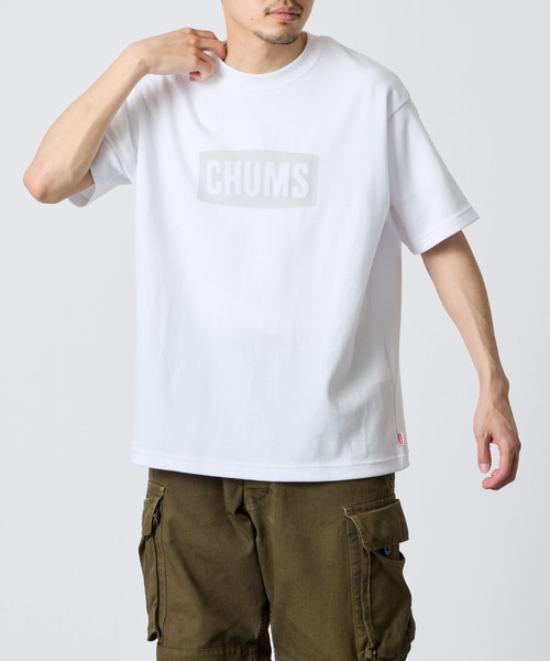 CHUMS（チャムス）の「【WEB限定】[CHUMS/チャムス] チャムスロゴ コットンドライ プリントTシャツ（Tシャツ/カットソー・レディース・ブラック/ホワイト/ネイビー・XL/L/M）」の21枚目の写真