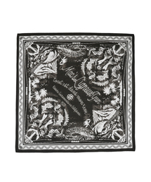 MAGOODGAN（メックウッドガン）の「ペイズリー9207 ブラックコットンバンダナ（バンダナ/スカーフ）」