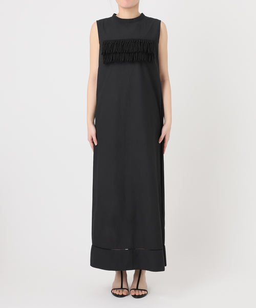 B.C STOCK(ベーセーストック)の「手洗い可 / フリンジストレートワンピース(ワンピース・レディース・ブラック/レッド・FREE)」の10枚目の写真