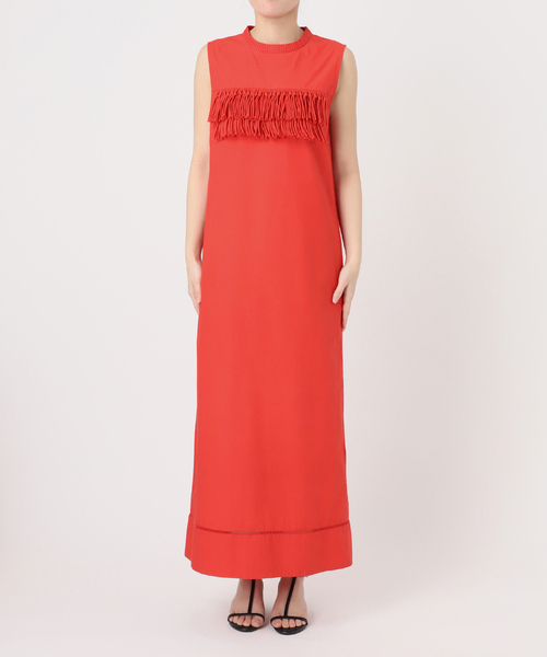 B.C STOCK(ベーセーストック)の「手洗い可 / フリンジストレートワンピース(ワンピース・レディース・ブラック/レッド・FREE)」の20枚目の写真