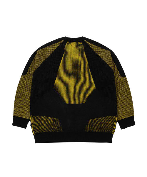 AJOBYAJO（アジョバイアジョ）の「Paneled Mixed Knit Sweater [BLACK]（ニット/セーター・メンズ・その他・X-LARGE/LARGE）」の3枚目の写真