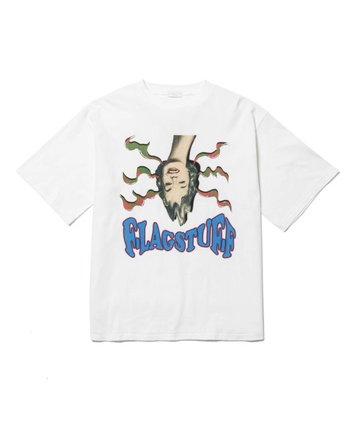 F-LAGSTUF-F(フラグスタフ)の「F-LAGSTUF-F / フラグスタフ "LADY" TEE(Tシャツ/カットソー・メンズ・ホワイト/ブラック・MEDIUM/LARGE)」の1枚目の写真