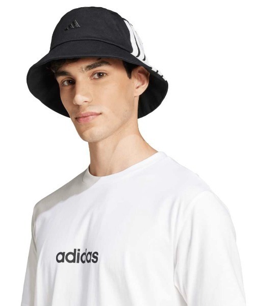 adidas(アディダス)の「アディダス adidas エッセンシャルズ リニア シングルジャージー 半袖Tシャツ(Tシャツ/カットソー・メンズ・ホワイト/グレー/ブラック・LL/L/M/S/3L)」の6枚目の写真