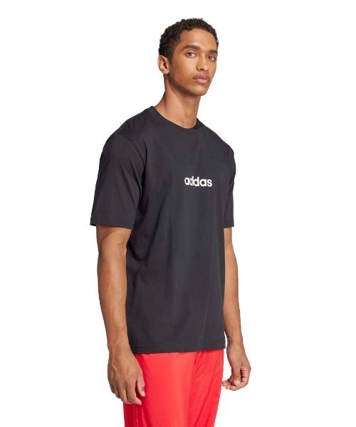 adidas(アディダス)の「アディダス adidas エッセンシャルズ リニア シングルジャージー 半袖Tシャツ(Tシャツ/カットソー・メンズ・ホワイト/グレー/ブラック・LL/L/M/S/3L)」の11枚目の写真