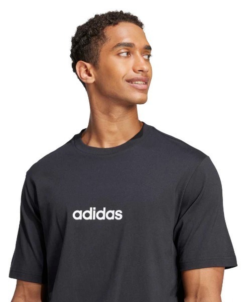 adidas(アディダス)の「アディダス adidas エッセンシャルズ リニア シングルジャージー 半袖Tシャツ(Tシャツ/カットソー・メンズ・ホワイト/グレー/ブラック・LL/L/M/S/3L)」の13枚目の写真