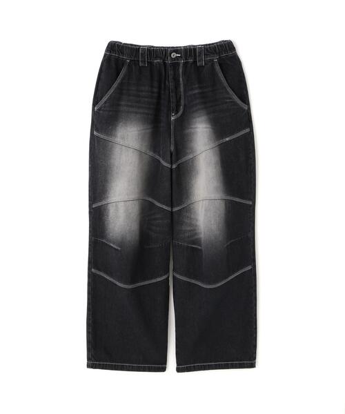 B'2nd（ビーセカンド）の「RENOVA（レノバ）BIKER DENIM EASY PANTS（その他パンツ・メンズ・その他4/ブラック・1/3）」の2枚目の写真