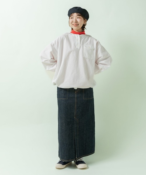 PAR ICI（パーリッシィ）の「vintage/オーガニックコットン　セーラーブラウス（シャツ/ブラウス・レディース・ホワイト/ブルー/ネイビー・FREE）」の13枚目の写真