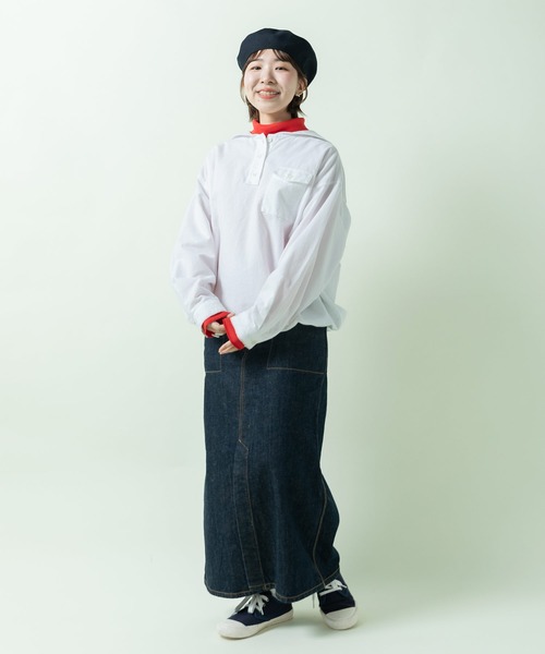 PAR ICI（パーリッシィ）の「vintage/オーガニックコットン　セーラーブラウス（シャツ/ブラウス・レディース・ホワイト/ブルー/ネイビー・FREE）」の14枚目の写真