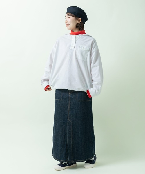 PAR ICI（パーリッシィ）の「vintage/オーガニックコットン　セーラーブラウス（シャツ/ブラウス・レディース・ホワイト/ブルー/ネイビー・FREE）」の15枚目の写真