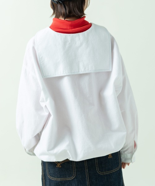 PAR ICI（パーリッシィ）の「vintage/オーガニックコットン　セーラーブラウス（シャツ/ブラウス・レディース・ホワイト/ブルー/ネイビー・FREE）」の21枚目の写真