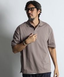 The DUFFER of ST.GEORGE（ザダファーオブセントジョージ）の「COOLMAX 2LAYERS PLATING POLO:2層構造 吸水速乾クールマックス リラックス ポロ（ポロシャツ）」