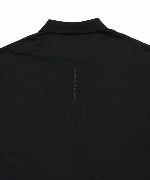 The DUFFER of ST.GEORGE（ザダファーオブセントジョージ）の「COOLMAX 2LAYERS PLATING POLO：2層構造 吸水速乾クールマックス リラックス ポロ（ポロシャツ・メンズ・ブルーグレー/ブラウン/ライトグレー/ブラック・X-LARGE/LARGE/MEDIUM）」の21枚目の写真