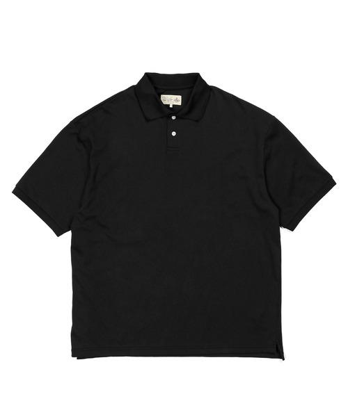 The DUFFER of ST.GEORGE（ザダファーオブセントジョージ）の「COOLMAX 2LAYERS PLATING POLO：2層構造 吸水速乾クールマックス リラックス ポロ（ポロシャツ・メンズ・ブルーグレー/ブラウン/ライトグレー/ブラック・X-LARGE/LARGE/MEDIUM）」の15枚目の写真