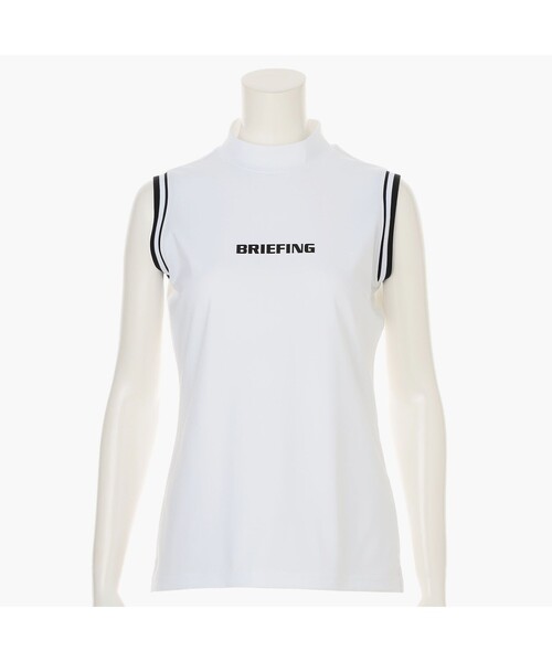 BRIEFING(ブリーフィング)の「【BRIEFING GOLF/ブリーフィングゴルフ】WS TOUR NS HIGHNECK(Tシャツ/カットソー・レディース・ブラック/ホワイト/ネイビー・S/M)」の1枚目の写真