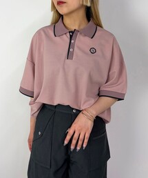 NICOLE CLUB（ニコル　クラブ）の「ライン配色ポロシャツ（ポロシャツ）」
