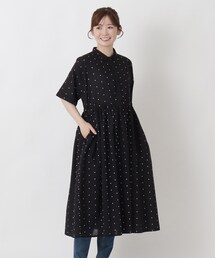 キャンブリックブラウジングワンピース