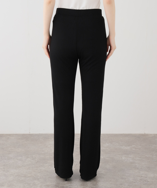 Deuxieme Classe(ドゥーズィエムクラス)の「*Rayon リブパンツ(その他パンツ・レディース・ブラック/チャコールグレー・FREE)」の3枚目の写真