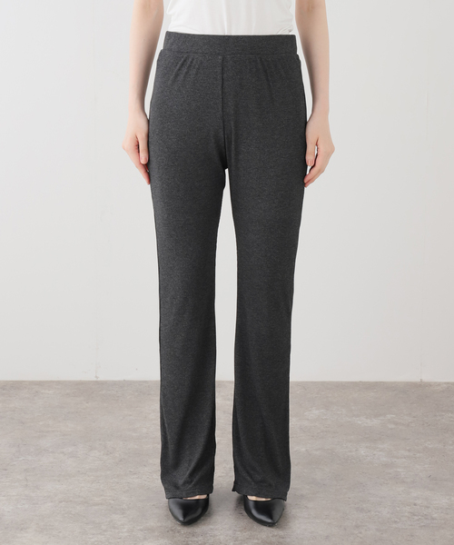 Deuxieme Classe(ドゥーズィエムクラス)の「*Rayon リブパンツ(その他パンツ・レディース・ブラック/チャコールグレー・FREE)」の9枚目の写真