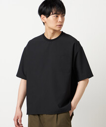 ポリエステル シアサッカー 布帛Tシャツ