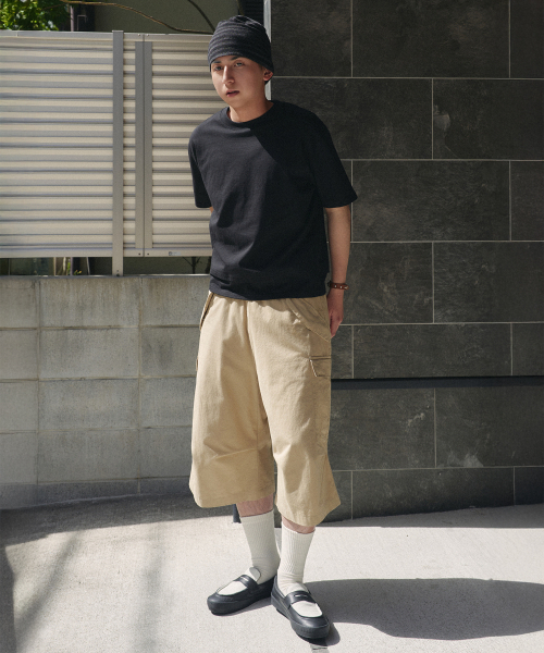 XERO（ゼロ）の「レイヤリングクロップコアTシャツ[ブラック]（Tシャツ/カットソー・レディース・その他・MEDIUM/LARGE）」の2枚目の写真