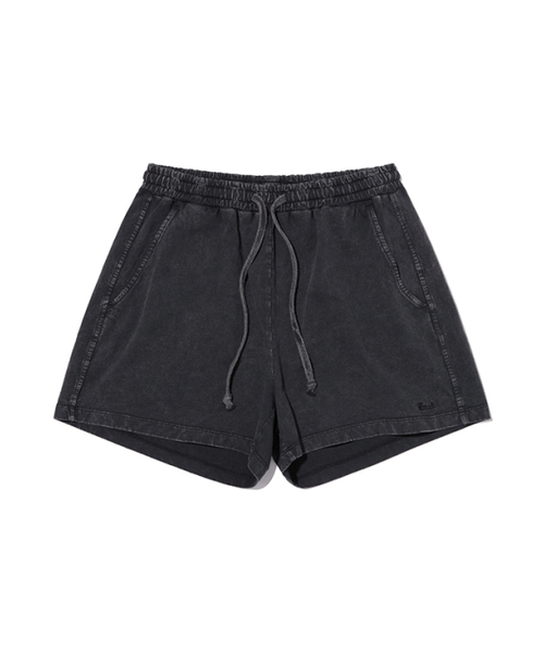 KIRSH（キルシー）の「ワーディングピグメントスウェットショーツ[ブラック]（その他パンツ・レディース・その他・MEDIUM/SMALL）」の2枚目の写真