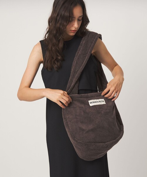BONGUSTA（ボングスタ）の「【国内EXCLUSIVEカラー】＜BONGUSTA＞NARAM CROSS OVER BAG（トートバッグ・レディース・ベージュ/ダークブラウン・FREE）」の2枚目の写真