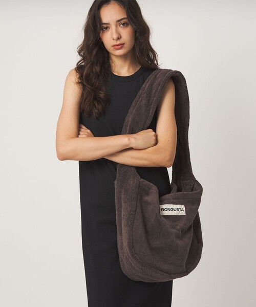 BONGUSTA（ボングスタ）の「【国内EXCLUSIVEカラー】＜BONGUSTA＞NARAM CROSS OVER BAG（トートバッグ・レディース・ベージュ/ダークブラウン・FREE）」の4枚目の写真