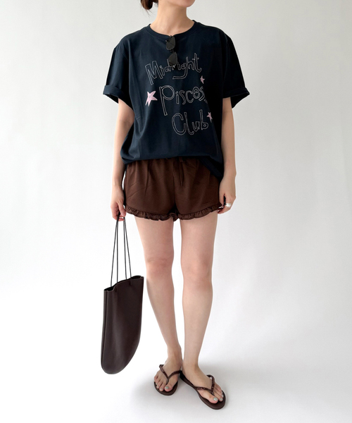 PISCESS(パイシス)の「【PISCESS/パイシス】 Punching Frill Shorts(その他パンツ・レディース・ブラウン・FREE)」の6枚目の写真