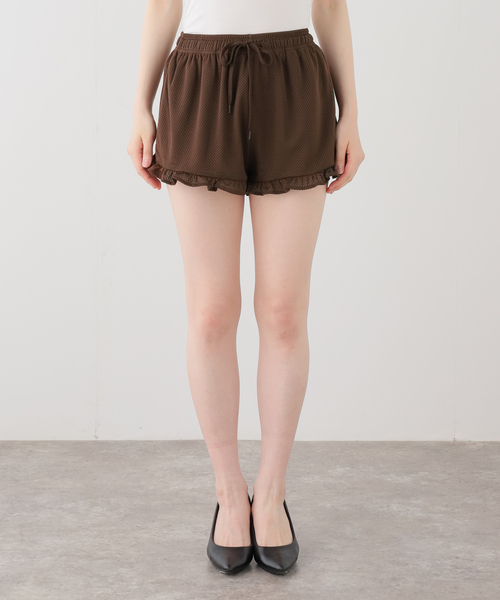 PISCESS(パイシス)の「【PISCESS/パイシス】 Punching Frill Shorts(その他パンツ・レディース・ブラウン・FREE)」の7枚目の写真
