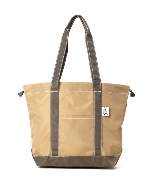 Drifter(ドリフター)の「BUCKEYE DRAWSTRING TOTE M/バックアイドローストリングトート(Mサイズ)(トートバッグ・レディース・ブラック/ベージュ系その他/レオパード/ダークグリーン系/チャコールグレー×ブラック・FREE)」の4枚目の写真