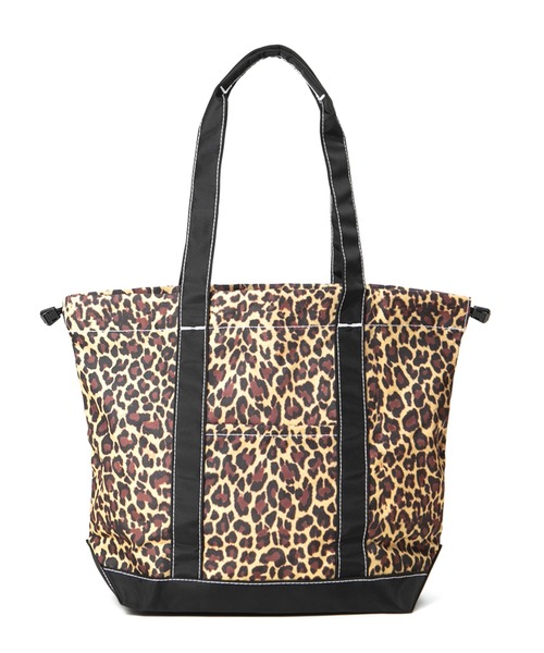 Drifter(ドリフター)の「BUCKEYE DRAWSTRING TOTE M/バックアイドローストリングトート(Mサイズ)(トートバッグ・レディース・ブラック/ベージュ系その他/レオパード/ダークグリーン系/チャコールグレー×ブラック・FREE)」の12枚目の写真