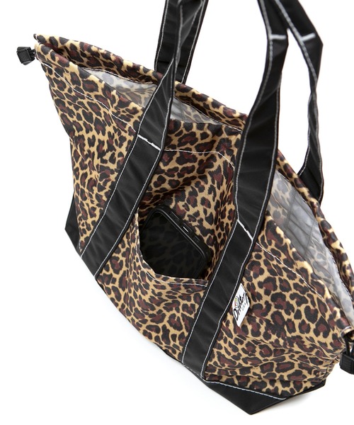 Drifter(ドリフター)の「BUCKEYE DRAWSTRING TOTE M/バックアイドローストリングトート(Mサイズ)(トートバッグ・レディース・ブラック/ベージュ系その他/レオパード/ダークグリーン系/チャコールグレー×ブラック・FREE)」の18枚目の写真