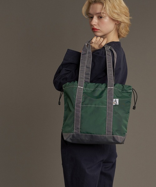 Drifter(ドリフター)の「BUCKEYE DRAWSTRING TOTE M/バックアイドローストリングトート(Mサイズ)(トートバッグ・レディース・ブラック/ベージュ系その他/レオパード/ダークグリーン系/チャコールグレー×ブラック・FREE)」の10枚目の写真