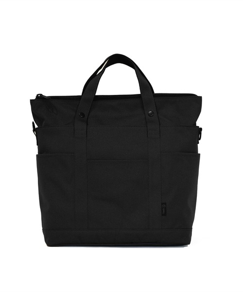BACKYARD FAMILY(バックヤードファミリー)の「SML エスエムエル KYLIAN DEFORMATION TOTEBAG M K903043(トートバッグ・メンズ・チャコール/イエロー/アイボリー/ブラック・FREE)」の5枚目の写真