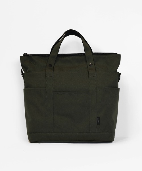 BACKYARD FAMILY(バックヤードファミリー)の「SML エスエムエル KYLIAN DEFORMATION TOTEBAG M K903043(トートバッグ・メンズ・チャコール/イエロー/アイボリー/ブラック・FREE)」の6枚目の写真