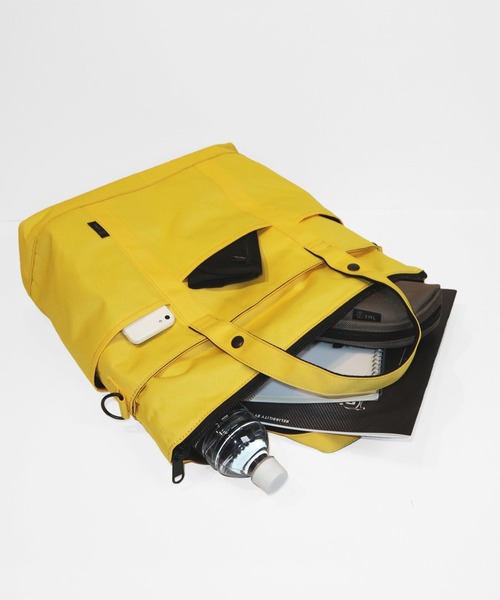 BACKYARD FAMILY(バックヤードファミリー)の「SML エスエムエル KYLIAN DEFORMATION TOTEBAG M K903043(トートバッグ・メンズ・チャコール/イエロー/アイボリー/ブラック・FREE)」の9枚目の写真