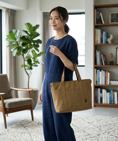 BACKYARD FAMILY(バックヤードファミリー)の「SML エスエムエル KYLIAN DEFORMATION TOTEBAG M K903043(トートバッグ・メンズ・チャコール/イエロー/アイボリー/ブラック・FREE)」の11枚目の写真