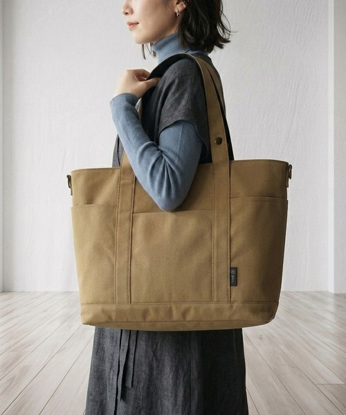 BACKYARD FAMILY(バックヤードファミリー)の「SML エスエムエル KYLIAN DEFORMATION TOTEBAG M K903043(トートバッグ・メンズ・チャコール/イエロー/アイボリー/ブラック・FREE)」の12枚目の写真