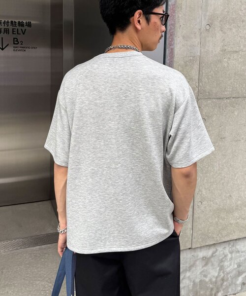 CIAOPANIC(チャオパニック)の「ハンドステッチポンチTシャツ(Tシャツ/カットソー・メンズ・グレー/チャコールグレー・MEDIUM/LARGE)」の5枚目の写真