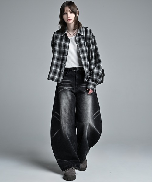 ADRER（アドラー）の「ADRER The Semi Curved Denim / アドラー ザ セミ カーブドデニム（デニムパンツ・メンズ・ブラック系1/ブルー系1・XS/S/M/L）」の17枚目の写真