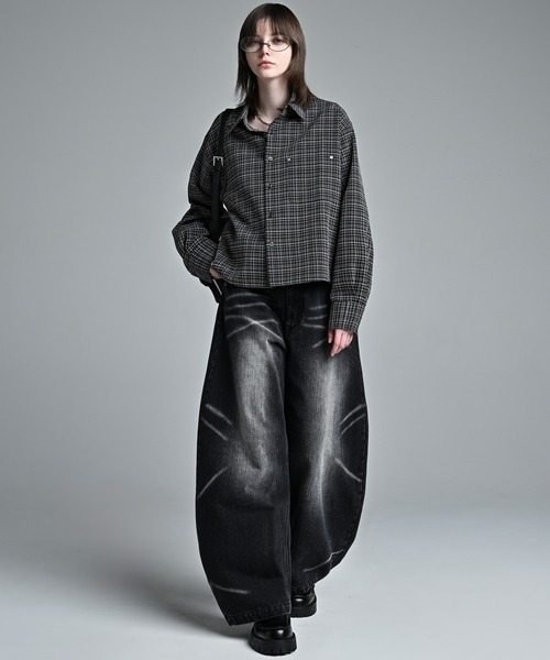 ADRER（アドラー）の「ADRER The Semi Curved Denim / アドラー ザ セミ カーブドデニム（デニムパンツ・メンズ・ブラック系1/ブルー系1・XS/S/M/L）」の8枚目の写真