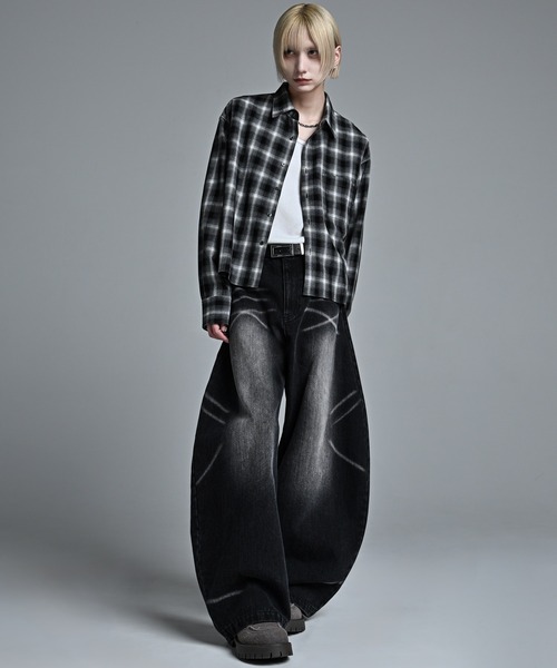ADRER（アドラー）の「ADRER The Semi Curved Denim / アドラー ザ セミ カーブドデニム（デニムパンツ・メンズ・ブラック系1/ブルー系1・XS/S/M/L）」の7枚目の写真
